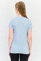 Women Sportswear Fit Short Sleeve Running T-Shirt, Light Turquoise - 4