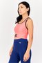 Women Sportswear Fit Sleeveless Outdoor Tank Top, Pink - 4