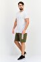 Men Sportswear Fit Outdoor Shorts, Olive - 4