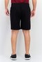 Men Slim Fit Brand Logo Outdoor Shorts, Black - 3