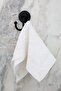 Black Narrow Covered Toilet Paper Holder / Long Towel Holder / Cutlery Bathrobe Holder - 4
