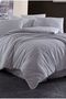Gofre 100% Cotton Single Duvet Cover Set Gray |   Sheets
