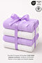 Home Gift 4-Piece Hand & Face Towel Set 100% Cotton Certified Gift Packaged 50X80 cm - 2