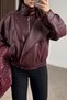 New Season Zr Stand Collar Women's Leather Jacket - 3