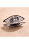 Imported Luxury Pearlescent Bone Acrylic Evil Eye Bead Patterned Eye-Shaped Clasp - 5