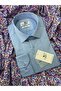 Men's Blue Regular Cut Stylish Elite Premium Quality Shirt - 3