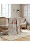 Carousel Patterned Cotton Pcs Baby Blanket Si 90X120 - Pink - 2