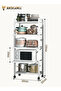 5-Layer Kitchen Storage Rack With Pull-Out Layer, Movable Home Storage Rack - 3