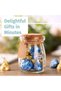 3 Pieces of Glass Jars with Leak-Proof Lids for Yogurt, Spices, Jam, Honey (225) (Without Cork Lid) - 5