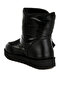 Women Buckle Strap Puffy Ankle Boots in Black - 3