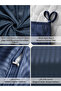 4-Piece Hotel Striped Duvet Cover Set, Queen Size 200x230 cm, Microfiber, Without Filler - 6
