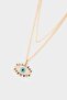 Women's 2-Piece Necklace H1334Axns - 3