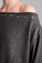 Loose Fit Off-Shoulder Long Sleeve T-Shirt G8437Ax25Wn - 4