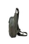 Men's Khaki Color Double Handle Canvas Cross Shoulder Bag Body Bag Chest Bag - 4