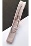 Flower Figured Pink Zircon White Waterway Stone Steel Bracelet - 3
