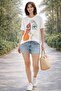 Printed Basic Women's T-Shirt