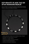 Natural Stone Pendant, Cube Gray Hematite and Black Agate Stone Macrame Bracelet, Men's Bracelet, Women's Bracelet