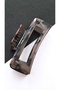 Women's Rectangular Leopard Pattern Latch Buckle