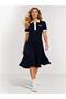 ORGANIC COTTON 1985 COLLECTION RIB POLO DRESS