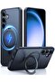 OStand Series Case For Samsung Galaxy S25, MagSafe Compatible, Military Grade, Shockproof, Black