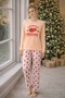 Women's Strawberry Printed Single Jersey Pajama Set - 2