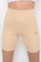 Size Reducing Recovery High Waisted Anti-Slip Beige Corset Long Shorts - 4