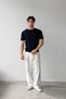 Ribbed Knitwear Short Sleeve T-Shirt - 3