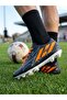 Men's Threaded Lace-Up Cleats Astroturf Football Sneakers