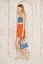Women's Orange Muslin Cotton Pocketed Casual Shorts with Elastic Waist 700-3425209 - 6
