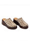 Genuine Leather Mink Suede Women's Leather Slippers Dp26-1720 - 8