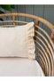 Pearl Scallop Detailed Ruffled Rectangular Ecru Color Throw Pillow Cover Bohemian Throw Pillow Cover - 5