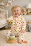 2-piece organic cotton girl boy baby hospital outfit - 2