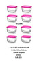 Storage Container Glass Breakfast Container 8 Li - Storage Set 270 Cc Square