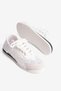 Women's Sneaker Mesh Detailed Floral Embroidered Sports Shoes Floren White - 4
