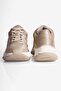 Women's Sneaker Thick Soled Lace-Up Sports Shoes Ravix Beige - 3