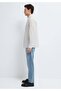 M0212004 Linen Blend Shirt Regular Fit Men's Shirt White - 4