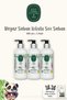 3 Pieces of White Soap Liquid Soap 500 ml and Natural Rosie Cotton