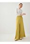 Viscose Fabric Trousers with Elastic Waist - Oil Green - 2