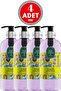 Alaçatı Lavender Natural Olive Oil Liquid Soap 500 Ml 4 Pieces
