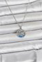 316L Steel Chain Silver Color Zircon Stone Sea Themed Women's Necklace