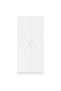 Wardrobe White 80x52x180 cm Engineered Wood - 2