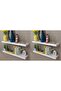 Wall Shelves 4 pcs White 80 cm