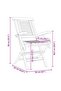 Folding Garden Chairs 8 pcs 56x63x90 cm Solid Wood Teak - 3