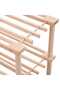 3-Tier Shoe Rack Solid Fir Wood - 5