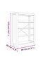 4-Tier Bookcase 80x30x110 cm Solid Wood Acacia - 3