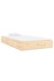 Bed Frame without Mattress Solid Wood 90x200 cm - 2