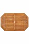 5 Piece Garden Dining Set Solid Acacia Wood - 4