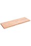 Wall Shelf Light Brown 120x40x(2-4) cm Treated Solid Wood Oak