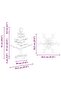Wooden Christmas Tree with Stand Brown 75 cm Solid pine wood - 3