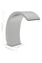 Pool Fountain 22x60x70 cm Stainless Steel 304 - 3